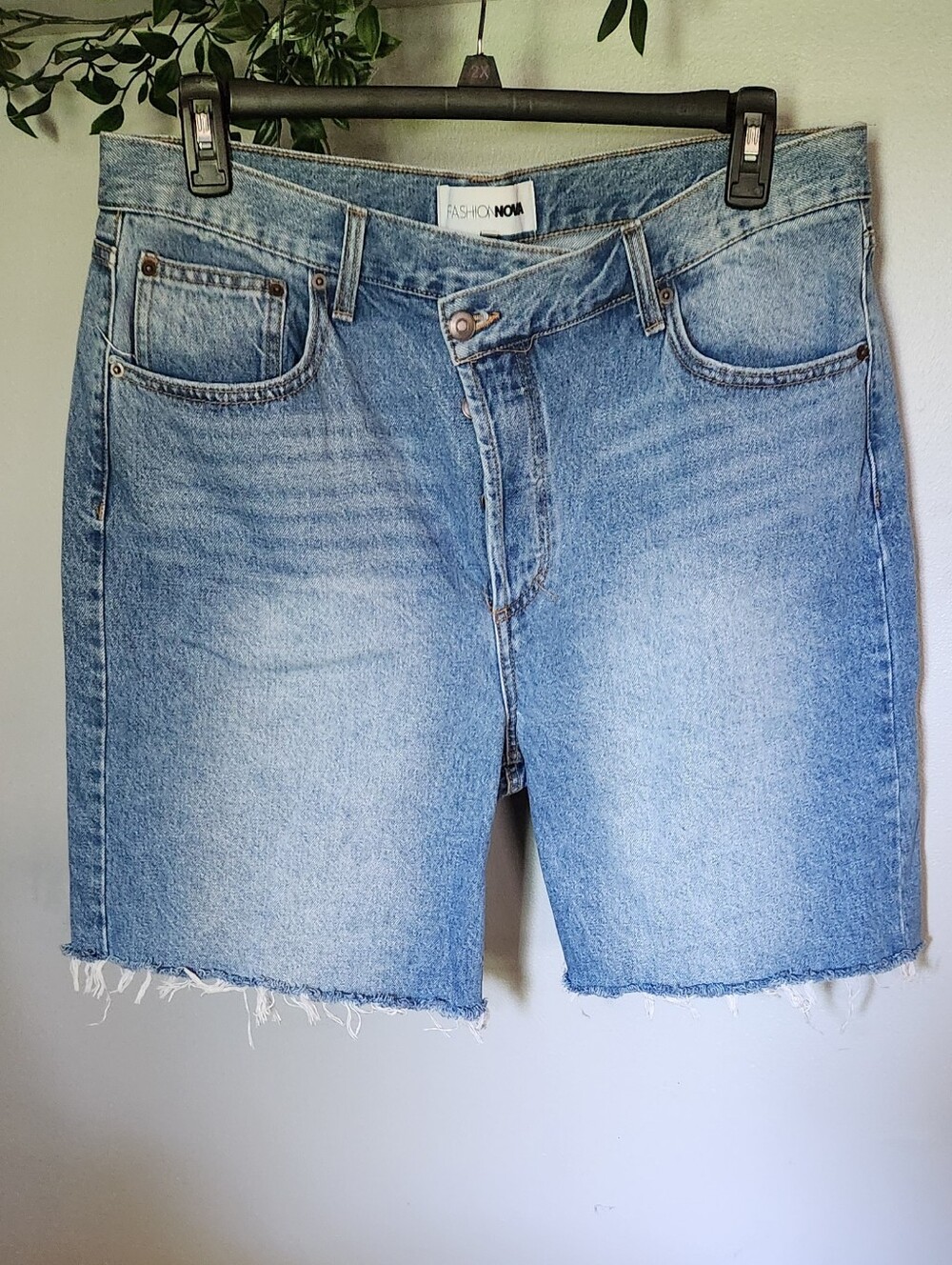Fashion Nova Denim Cutoff Shorts